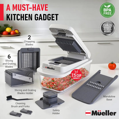 Mueller Pro-Series 10-in-1 Vegetable Chopper